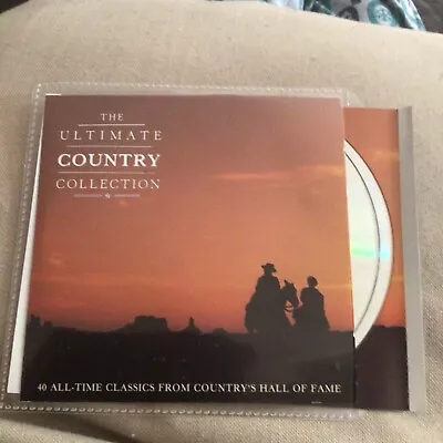 Various - Ultimate Country Collection - Original 2 CD Album & Inserts Only • £2.05