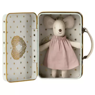 Maileg Angel Little Sister Mouse Suitcase Collectible Gift Kids & Collectors • $42.99