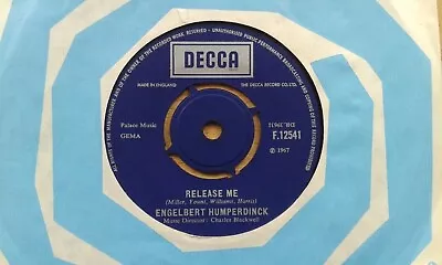 £0.69 • Buy Engelbert Humperdinck  Release Me  7  Single 1967 N/mint