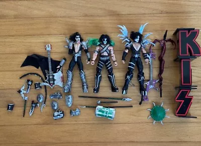 McFarlane Toys 1997 KISS Ultra Action Figures Lot Of 3 AS IS • $20