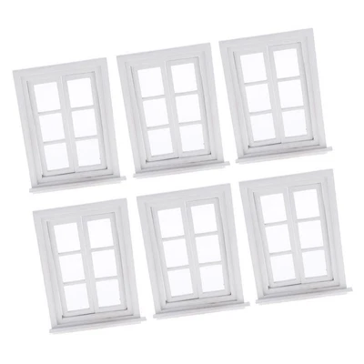 £45.04 • Buy Lots 6 1/12 Mini Window Frame Dollhouse House Decor Kids Toddlers Toys
