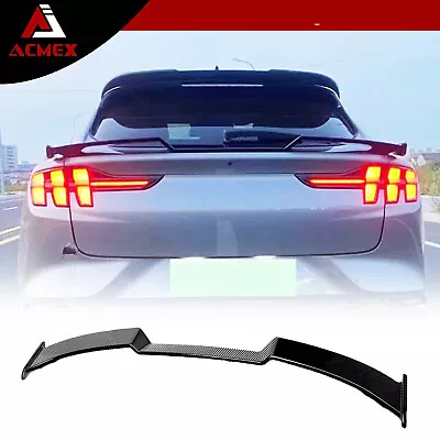 For 2021-2024 Ford Mustang Mach-E Rear Trunk Spoiler Wing Carbon Fiber Style • $79.99