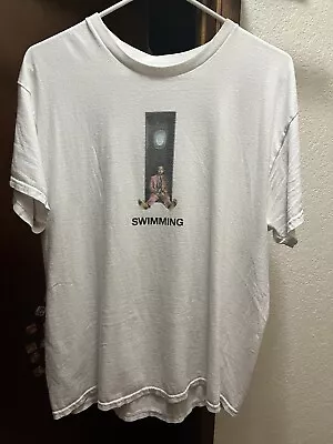 Mac Miller Swimming Album Shirt White Rap Hip Hop 2018 Tour Merch Official Sz L • $6