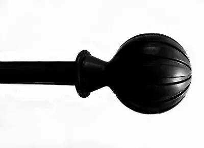 Yafa Home Fashion Curtain Rod With Ball Finials - 3/4 Inch Pole. • $19.99