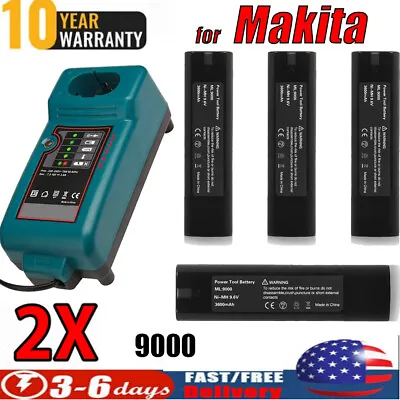 9.6Volt 3.6Ah Battery Replacement For MAKITA 9000 9001 632007-4  Or Charger • $117
