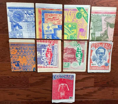 $249.99 • Buy Wes Wilson Psychedelic Poster Journal Full Set 9 Rick Griffin Moscoso R Crumb  