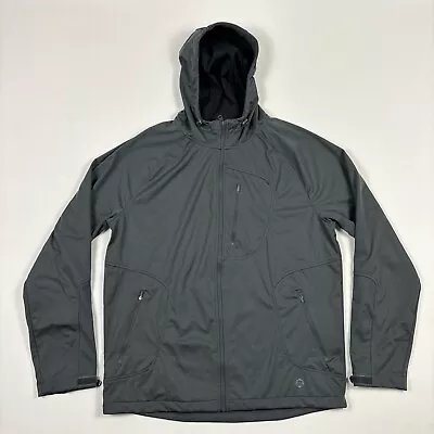 Mondetta Outdoor Project Mens Full Zip Jacket Hood Gray Large • $19.99