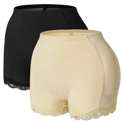 Women Padded Bum Enhancer Shaper Panty Butt Lifter Booty Boyshorts Underwear.UK • £9.89