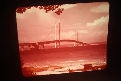 Lot Of 5 1960s Mackinac Bridge Michigan Closeup Wideshot 35mm Slide • $34.49