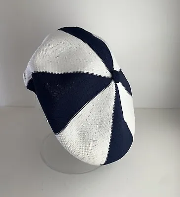 RARE KANGOL Cap Made Exclusively For Borsalino Blue/White Large Tropic RUGBY 504 • £120