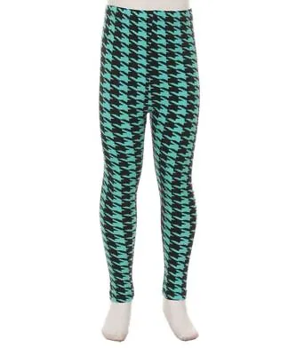 Girls Houndstooth Ultra Soft Leggings • $10.99