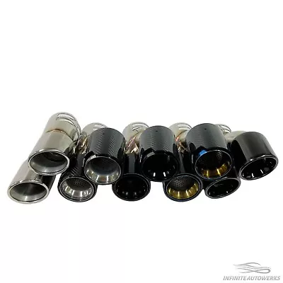 BMW M Style G2X M340 M440 G4X M240 Quad Exhaust Tips - Clamp On (SAME DAY SHIP) • $214