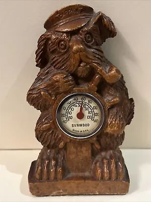 Vintage Burwood Anthropomorphic Scottie Dog Ships Captain Thermometer Is Off • $12.99