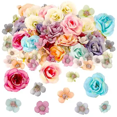 174 Pieces Fake Mini Flowers Bulk Small Silk Artificial Fabric Flowers For We... • $28.11