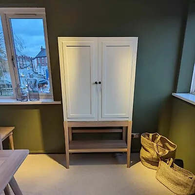 Neptune Ardingly Cabinet With Marble Base & Oak Shelf - Brand New/ Ex-Display • £2795