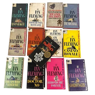 Set Of 13 Ian Fleming Novels (For Your Eyes Only Live And Let Die) Paperback • $211.65