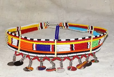 African Maasai Headdress Headbanor Necklace Ethnic Boho Tribal Masai Massai Jhm3 • $14.97