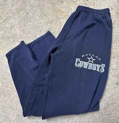 Vintage 2000’s Dallas Cowboys Sweatpants Mens Size XL Navy Blue CSA • $24.99