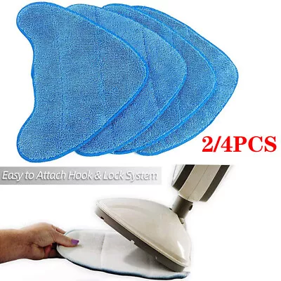 2/4Pcs FOR VAX S86-SF-CC Steam Mop Cleaning Triangle Pad Microfibre Washable UK • £5.89