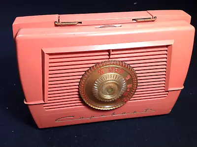 Vintage  Capehart Farnsworth Model 1P55 Coral Tube Radio • $55
