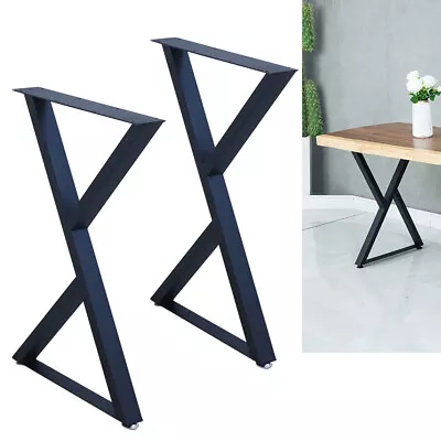 28  Cast Iron Table Leg Metal Desk Legs DIY Furniture Coffee Table Leg Set Of 2 • $54.15