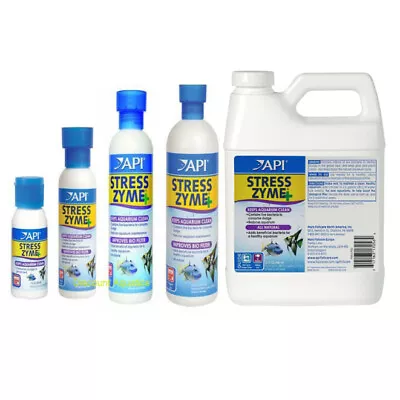 £6.74 • Buy Api Stress Zyme Water Live Bacteria Filter Booster Treatment Aquarium Fish Tank