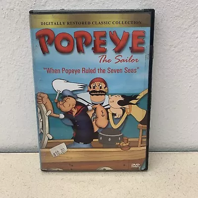 DVD Popeye The Sailor: When Popeye Ruled The Seven Seas Vintage Cartoon • $5.98