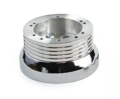 5 & 6 Hole Steering Wheel Polished Hub Adapter Flaming River Ididit GM Chevy • $43.70