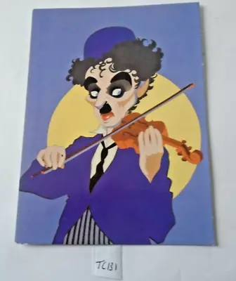 Charlie Chaplin By Oscar Da Costa  Postcard  (tc131 • £1.20