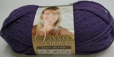 Skein/ball Of Lion Brand Vanna's Choice Yarn - Color #147 Purple • $8