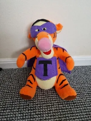£1.99 • Buy Disney TiggerMan Tigger Soft Toy With Fabric Book Attached Approx 12 