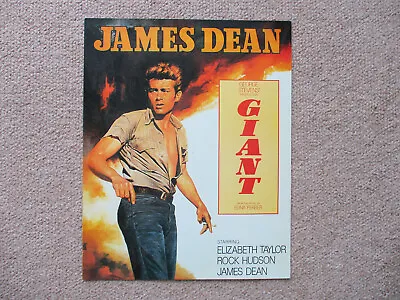 James Dean. Giant With Elizabeth Taylor / Rock Hudson. Large Postcard.  10 X 12  • £3.95