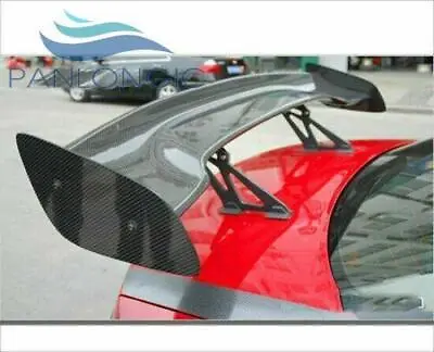 Carbon Fiber Style Universal Rear GT Style Spoiler Wing For Sedans Rear Trunk • $69.99