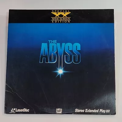 The Abyss Laserdisc Ed Harris Special Widescreen Edition Extended Play 2 Discs • $7.88