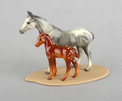 £19.99 • Buy Hagen-Renaker Miniature Porcelain Appaloosa & Colt On Base #02010