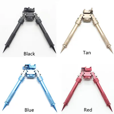 6.5-9 Rifle Bipod Foldable QD Pivot Rotating Adjustable Leg CNC Anodized 4 Color • $32.19