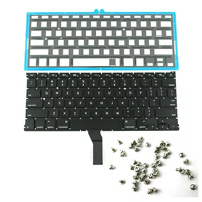 New US Keyboard Backlight For MacBook Air 13” A1369 2011 A1466 2012- 2017 Screws • $18.80