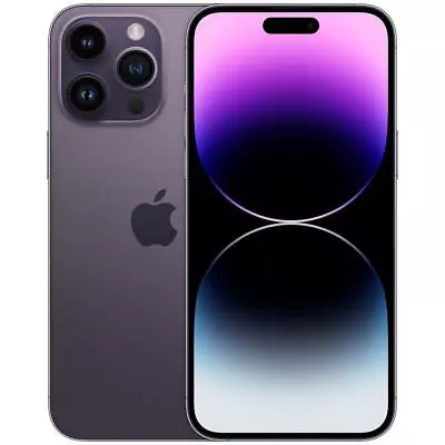 $845.66 • Buy Apple IPhone 14 Pro Max A2651 128GB Deep Purple Unlocked Good Condition