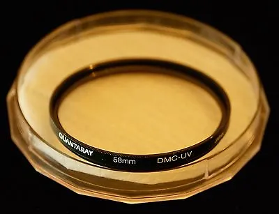Genuine Quantaray DMC UV Filter For 58mm Lenses  Made In JAPAN • $7