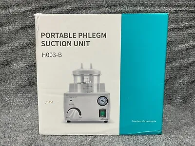 $125.02 • Buy H003-B Portable Phlegm Suction Unit Emergency Medical Vacuum Aspirator Machine