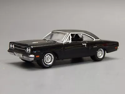 1970 '70 Plymouth Road Runner 440 6pack Triple Black MOPAR Diorama 1/64 VHTF • $18.70