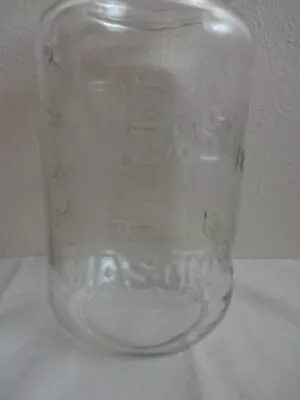 VINTAGE ATLAS MASON Canning JAR WITH MEASUREMENTS-SQUARE 20oz Clear • $3.50