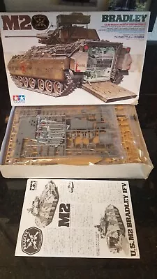 Tamiya U.s. Army M2 Bradley Fighting Vehicle Tank 1/35 Scale Model Kit  • $40