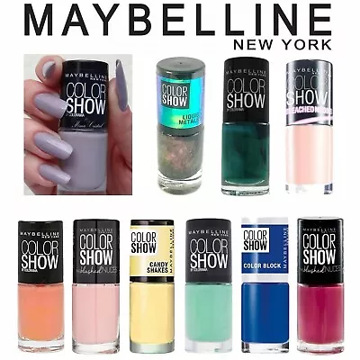 Maybelline Nail Polish Color Show Colorama 10 Assorted Colours [pack 2] • £20