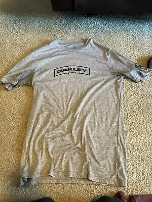 OAKLEY Infinite Hero Tee (Large) Athletic Heather Grey • $5