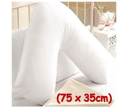 V Shape Hollowfibre Foam Pillow Orthopedic Back Maternity Pregnancy Nursing • £15.99