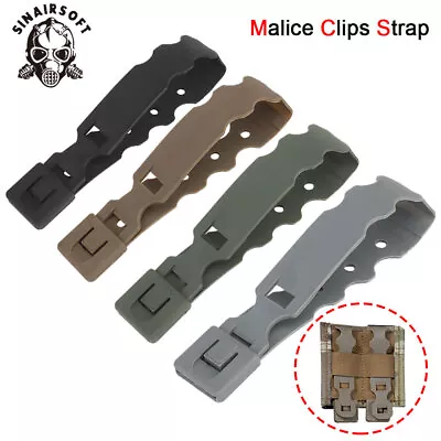 Tactical Durable Malice Clips Strap Buckle Nylon Quick Release Strip Molle Clips • $6.99