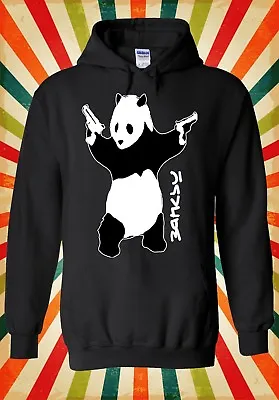 Banksy Panda Street Art Graffiti Cool Men Women Unisex Top Hoodie Sweatshirt 644 • £17.95