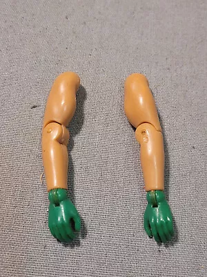 Vintage Mego Green Arrow Original Type 2 T2 Arms Green Hands- PAIR • $17.95