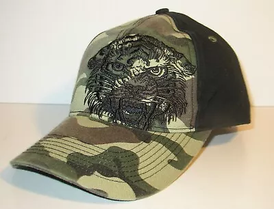 New W/ Tags Miami Ink Embroidered Camo Tiger Cap Strap Back Hat Nice Rare! • $15.09